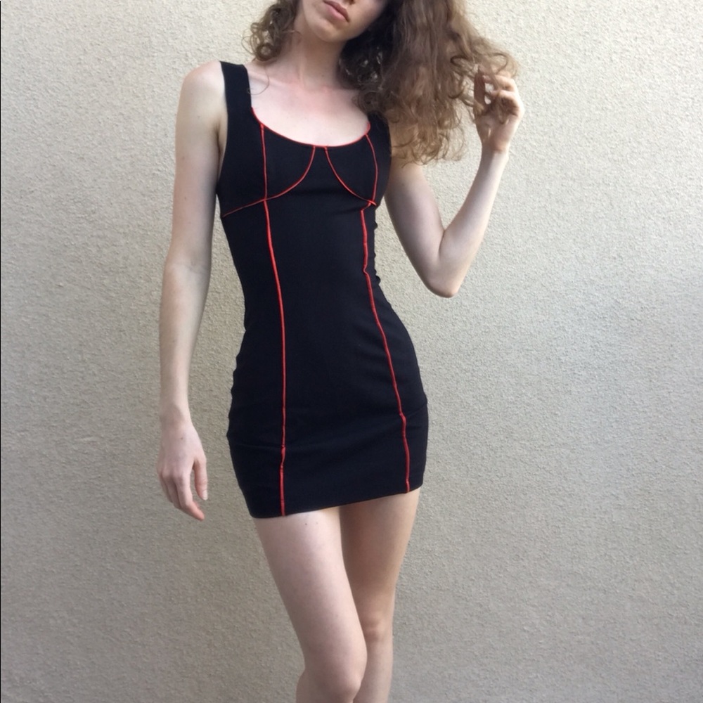 Urban Outfitters mini body-con black dress size XS